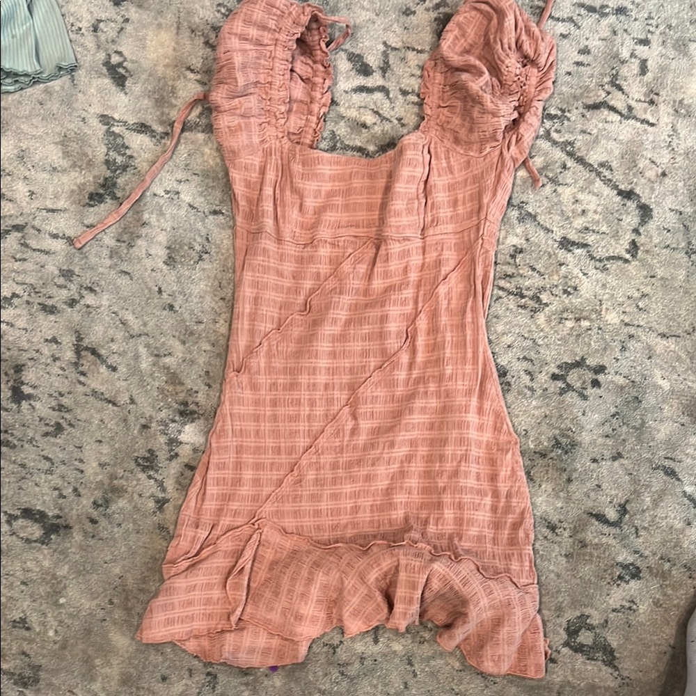 Ruffled Pink Dress